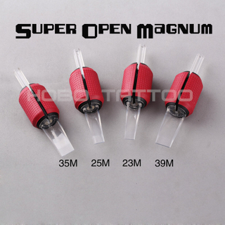 30MM Disposable Super Magnum Red Tattoo Tube